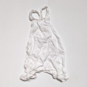 Etsy Linen Baby White Overalls Sz 3-6m Small Shop